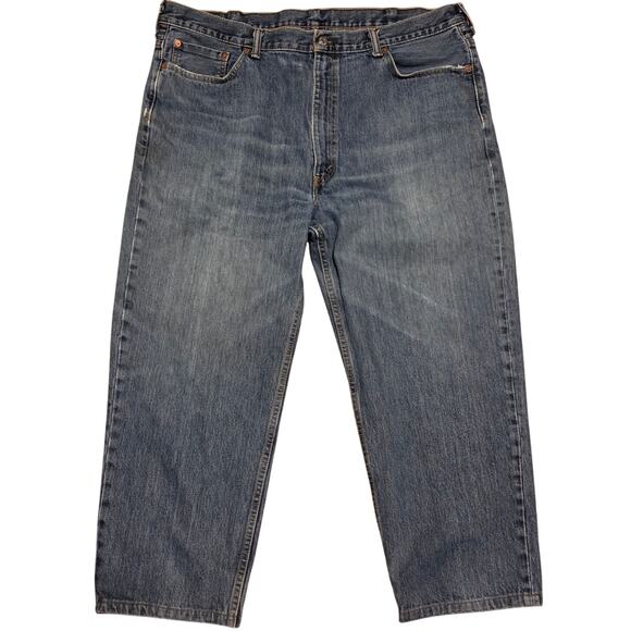 Levi's 550 Relaxed Fit Blue Jeans - Men's Size 42x29 - Picture 1 of 6